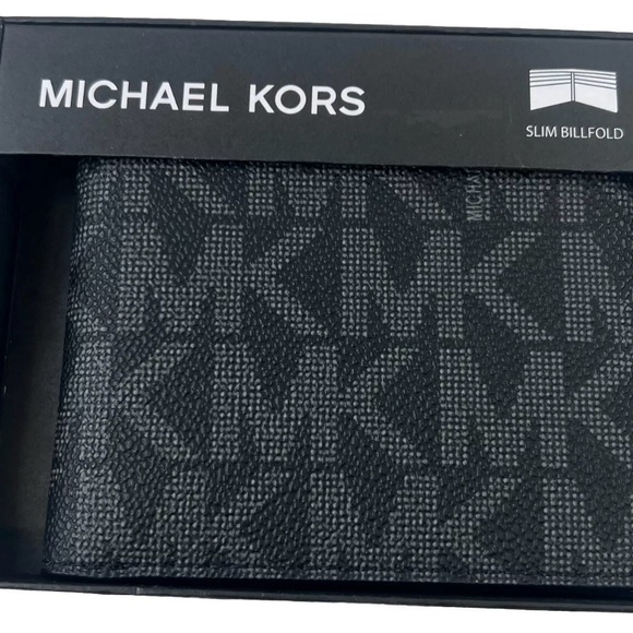 Michael Kors Men’s Slim Billfold Wallet NEW in Box - Picture 1 of 4
